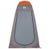 Tienda de privacidad pop-up impermeable gris y