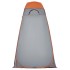 Tienda de privacidad pop-up impermeable gris y