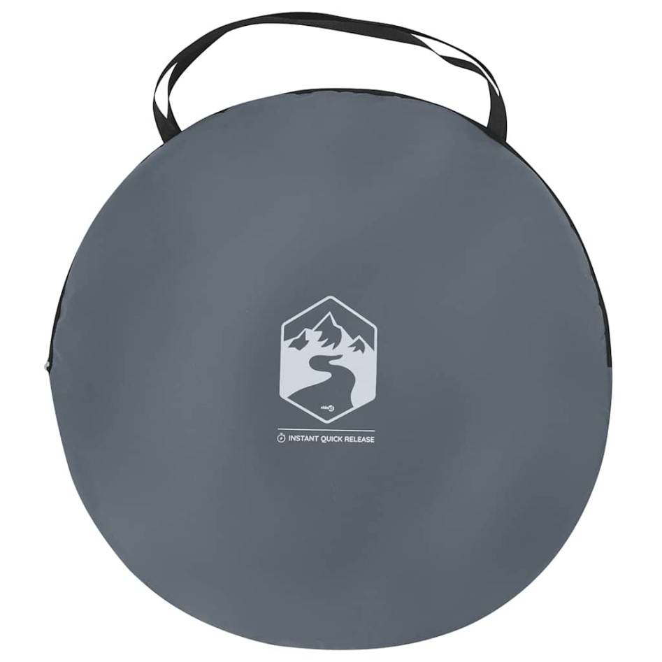 Tienda de privacidad pop-up impermeable gris y