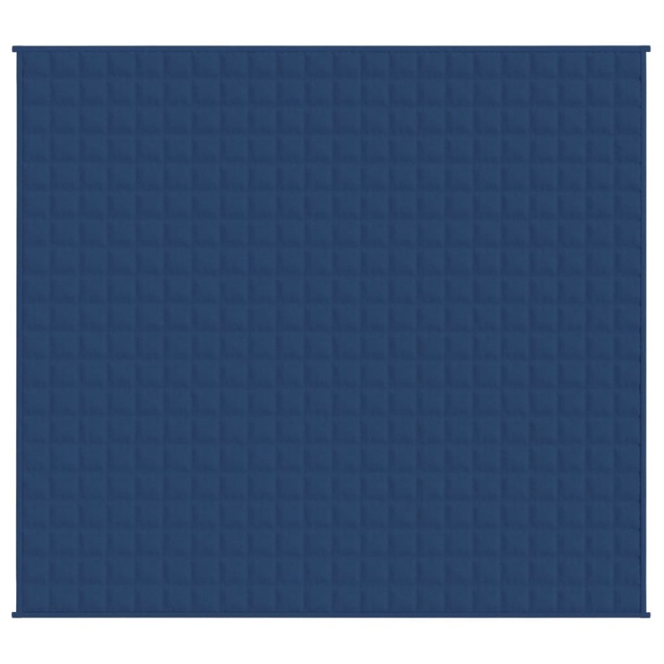 Manta con peso tela azul 220x235 cm 11