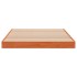 Estructura de cama madera maciza pino marrón cera 100x200