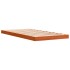 Estructura de cama madera maciza pino marrón cera 100x200