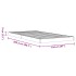 Estructura de cama madera maciza pino marrón cera 100x200
