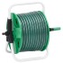 Carrete de rollo para manguera de pie PVC verde 50