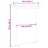 Toldo lateral de balcón azul 125x250