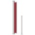 Toldo lateral retráctil para patio rojo 200x500