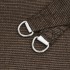 Toldo de vela HDPE marrón 160 g/m² 5x6