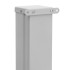 Toldo lateral retráctil para patio rojo 140x600