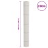 Membrana de malezas PP blanca 1x200