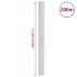 Membrana de malezas PP blanca 1,5x200