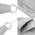 Toldo de vela poliéster oxford 100% gris claro 4x4