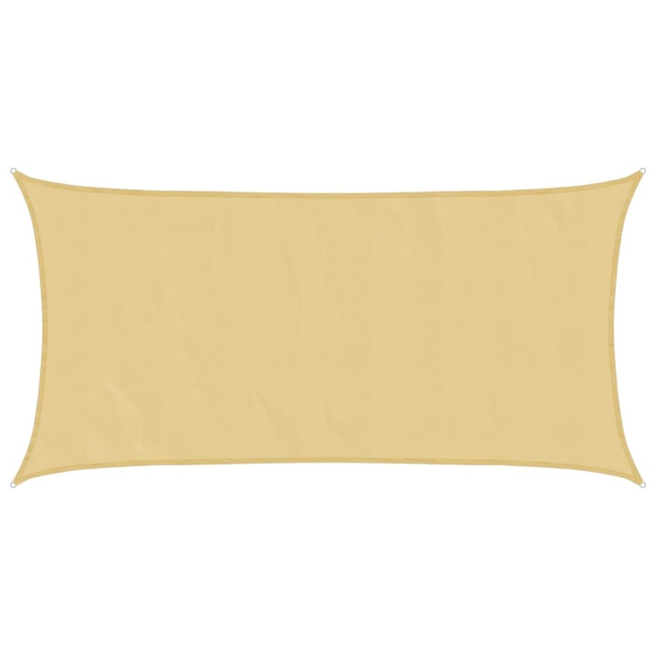 Toldo de vela poliéster oxford 100% arena 6x3