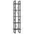 Estantería de 5 niveles madera de ingeniería gris 40x30x175