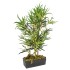 Árbol de bambú artificial con 368 hojas verde 80