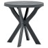 Mesa bistro gris antracita plástico Ø70