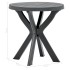 Mesa bistro gris antracita plástico Ø70