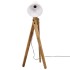 Lámpara de pie blanco 25 W E27 45x45x120