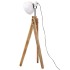 Lámpara de pie blanco 25 W E27 45x45x120