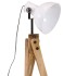 Lámpara de pie blanco 25 W E27 45x45x120