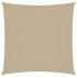 Toldo de vela cuadrado tela Oxford beige 5x5