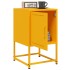 Mesitas de noche 2 uds acero amarillo mostaza 36x39x60,5