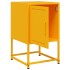 Mesitas de noche 2 uds acero amarillo mostaza 36x39x60,5