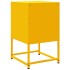 Mesita de noche acero amarillo mostaza 36x39x60,5