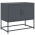 Mueble para TV de acero gris antracita 68,5x39x60,5