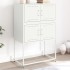 Aparador de acero blanco 68,5x38,5x107