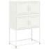 Aparador de acero blanco 68,5x38,5x107