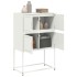 Aparador de acero blanco 68,5x38,5x107