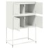 Aparador de acero blanco 68,5x38,5x107