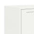 Aparador de acero blanco 68,5x38,5x107