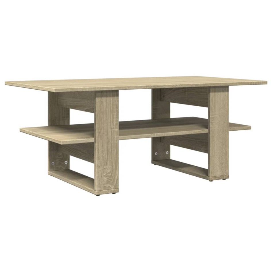 Mesa de centro madera de ingeniería roble Sonoma 102x55x42