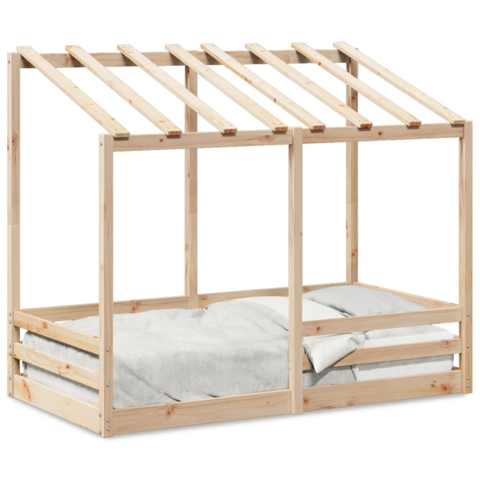 Cama para niños madera maciza de pino 70x140
