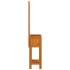 Jardinera con enrejado y estante acacia maciza 55x29,5x152