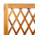 Jardinera con enrejado y estante acacia maciza 55x29,5x152