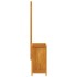 Jardinera con enrejado y estante acacia maciza 55x29,5x132