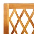 Jardinera con enrejado y estante acacia maciza 55x29,5x132