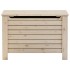 Caja de almacenaje con tapa RANA madera maciza pino 80x49x54