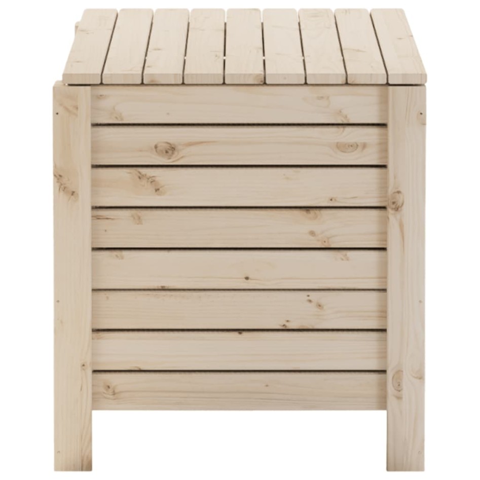 Caja de almacenaje con tapa RANA madera maciza pino 80x49x54