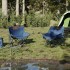 Sillas de camping con bolsillo plegables 2 unidades