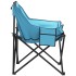 Sillas de camping con bolsillo plegables 2 unidades azul