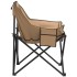 Sillas de camping con bolsillo plegables 2 unidades