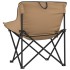 Sillas de camping con bolsillo plegables 2 unidades