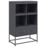 Aparador de acero antracita 68x39x111,5