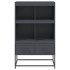 Aparador de acero antracita 68x39x111,5