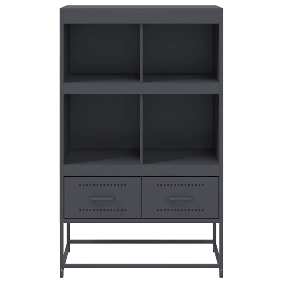 Aparador de acero antracita 68x39x111,5