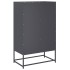 Aparador de acero antracita 68x39x111,5
