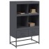Aparador de acero antracita 68x39x111,5